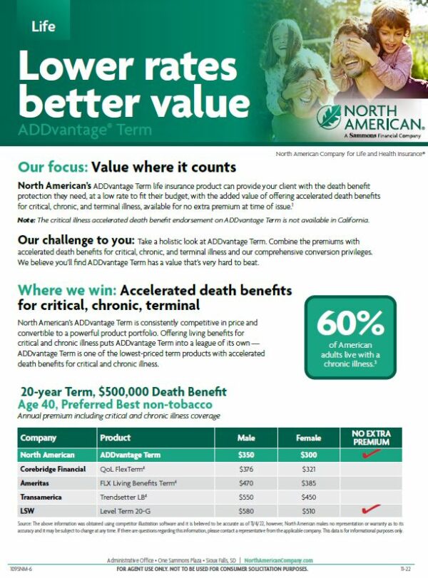 ADDvantage Term Overview Flyer - Cornerstone Financial Associates